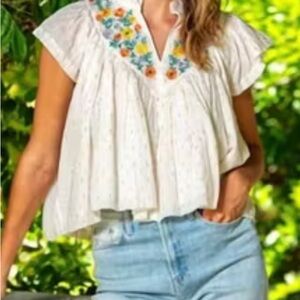 Mahila Olene Bloom top NWT S